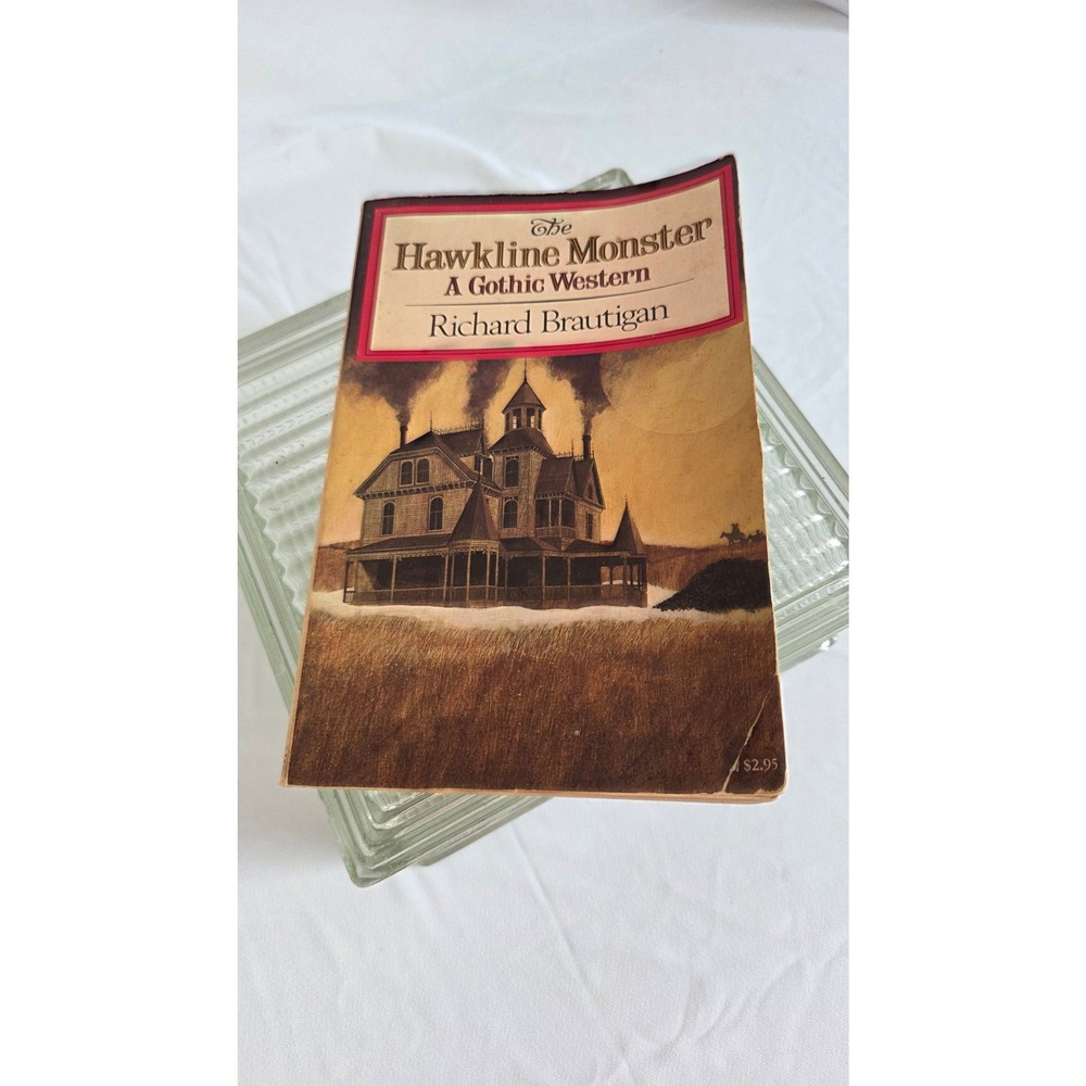 1974 The Hawkline Monster, Gothic Western Richard Brautigan Paperback